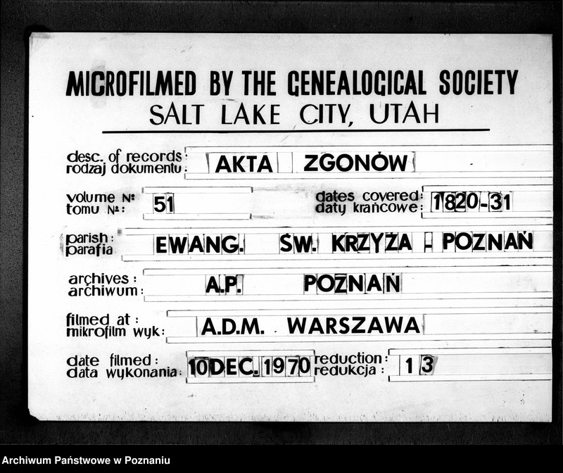 Obraz 1 z jednostki "Sterbenbuch"