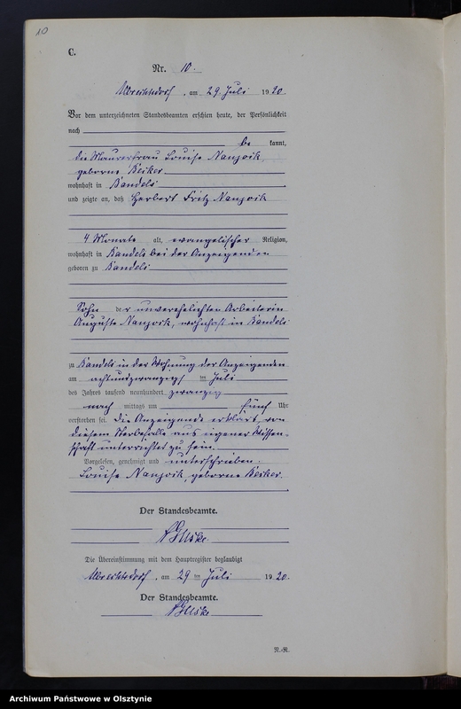 image.from.unit.number "Sterbe-Neben-Register Nr 1 - 20 [ Księga zgonów - wtóropis ]"