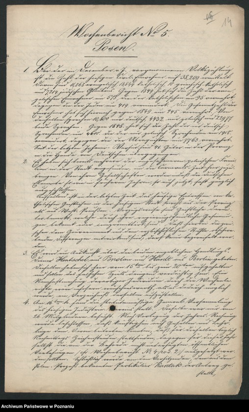 Obraz 17 z jednostki "Sammlung von politischen Nachrichten aus polnischen Druckschriften. 1852"