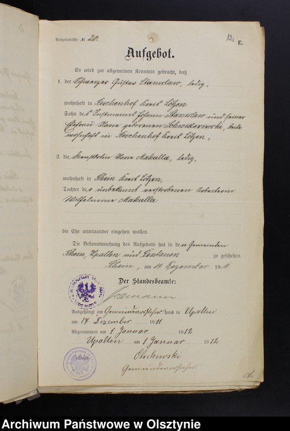 image.from.unit.number "Beläge zum Heirathsregister"