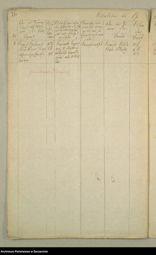 image.from.unit.number "Nachweisund der Gebornen, Getrauten und Verstorben in der Militeir Gemeinde in der Garnison zu Treptow a/R."