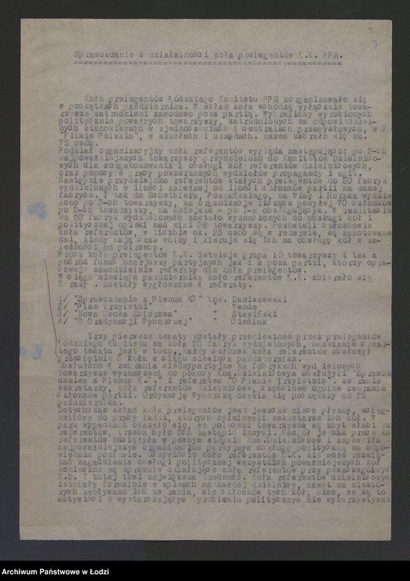 Obraz 8 z jednostki "Sprawozdania z akcji organizowanych przez Wydział"