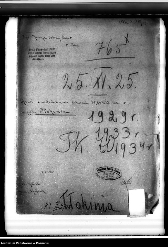 Obraz 4 z jednostki "Sprawa o niedostateczne zalesienie lasu 16,24 ha w majątku Tłokinia"