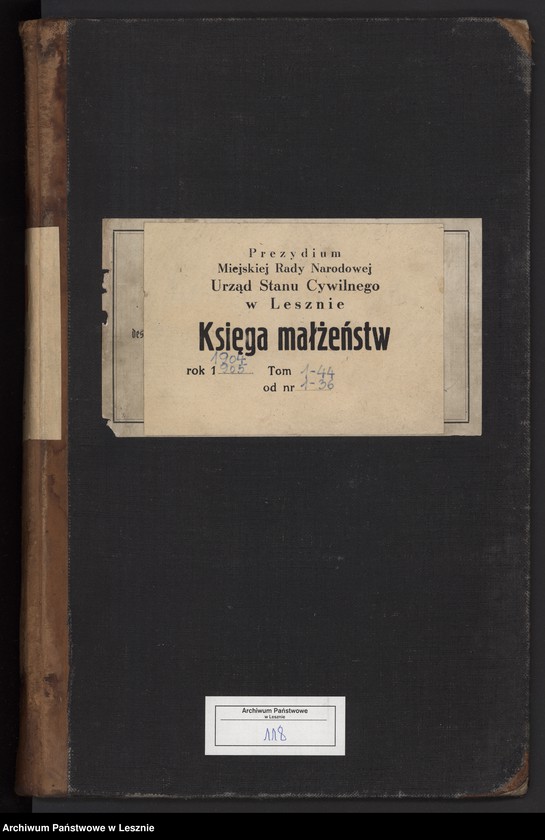 Obraz 2 z jednostki "[Księga małżeństw]"