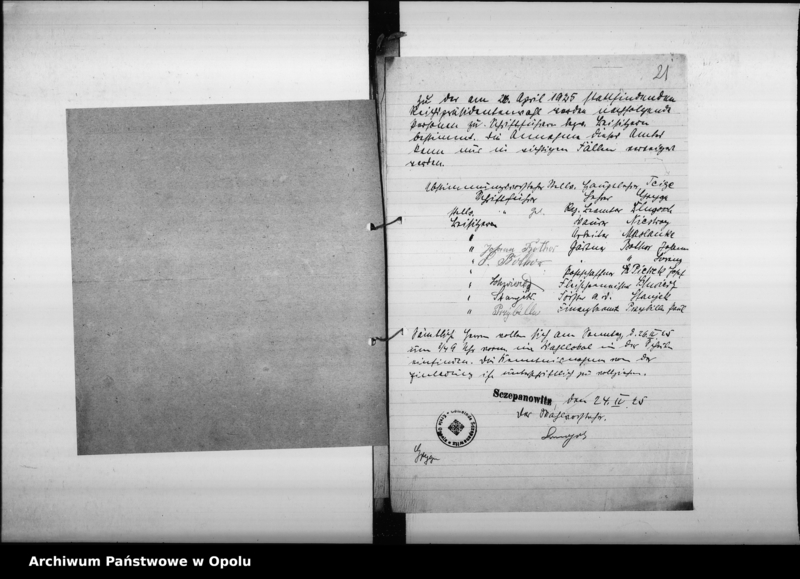 Obraz 20 z jednostki "[Wybory do sejmiku i sejmu Rzeszy - listy wyborcze]"