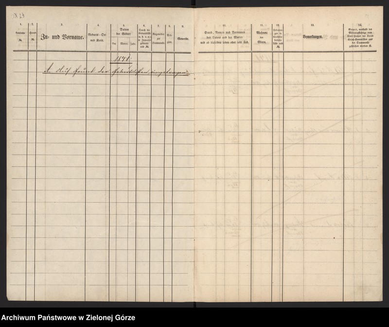 image.from.unit.number "Militair - Stammrolle von Dominium Großdorf nebst Vorwerke"