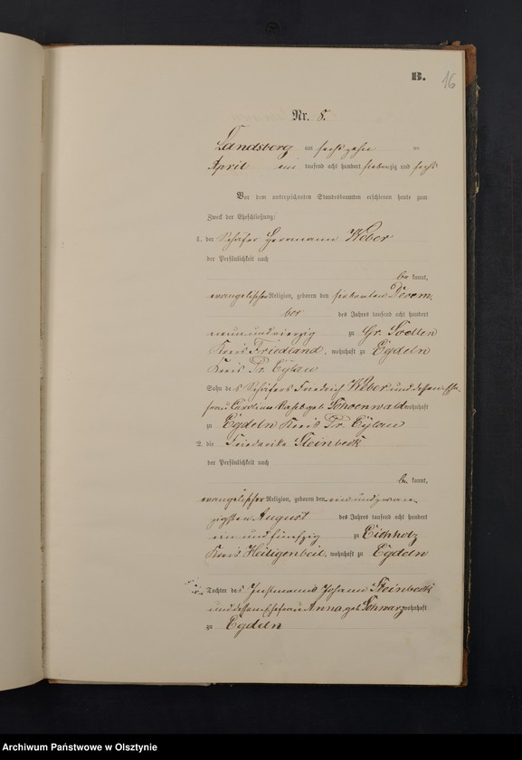 image.from.unit.number "Heiraths-Neben-Register Nr 1 - 21"