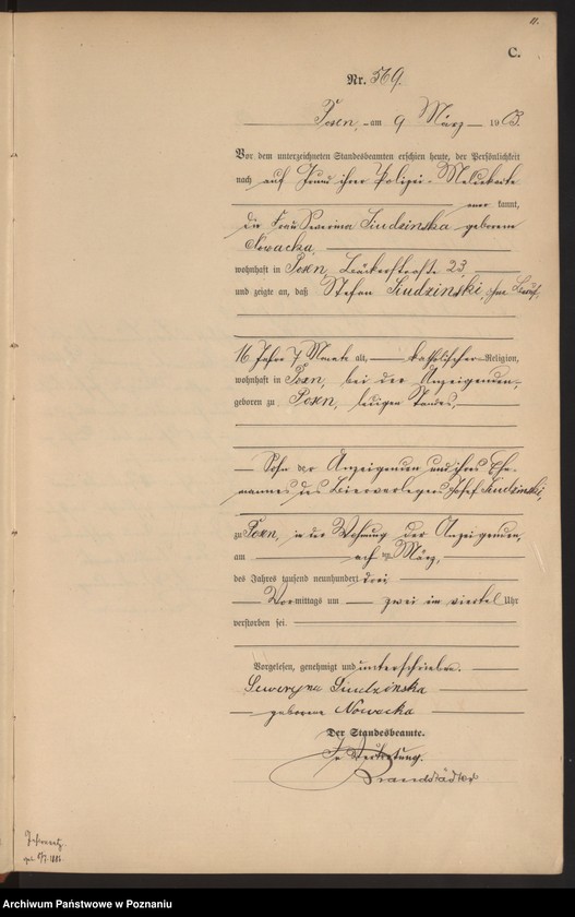 Obraz 14 z jednostki "Księga zgonów tom II"