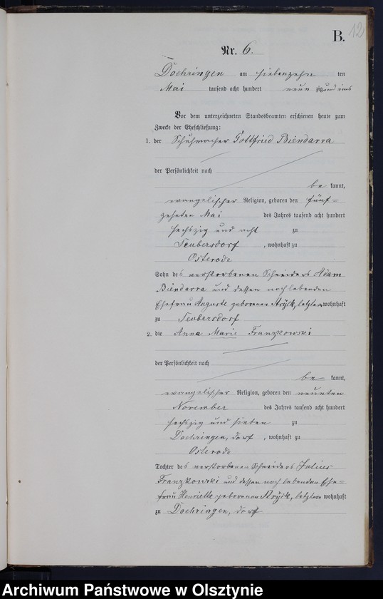 image.from.unit.number "Heiraths-Neben-Register Nr 1 - 18"
