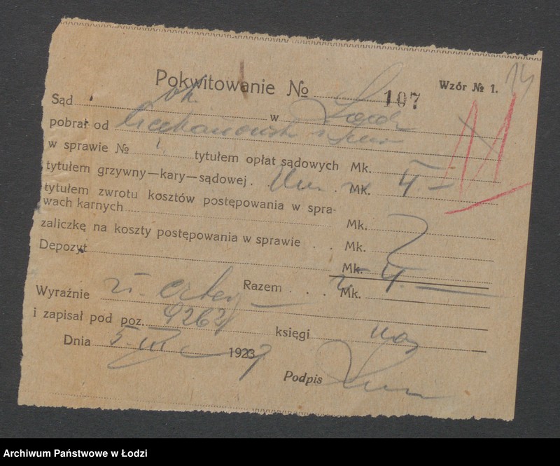 Obraz 16 z jednostki "J. Ciechanowski i J.Szura- handel towarami włókienniczymi"