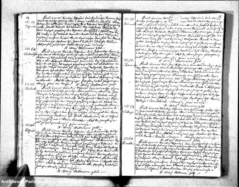 image.from.unit.number "Duplikat Aktów Urodzonych, Zaślubionych i Zeszłych Urzędnika Stanu Cywilnego Rzymsko-Katolickiego Kościoła Obrzędu Łacińskiego Kopciowskiey Parafii z Roku 1841"