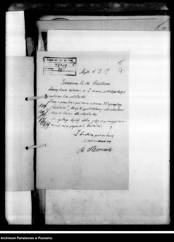 Obraz 11 z jednostki "Korespondencja i sprawozdania"