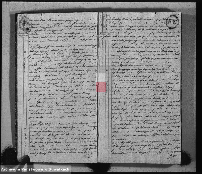 image.from.unit.number "Akta stanu cywilnego urodzonych w gminie seyneńskiey od 1-go stycznia 1813 roku."
