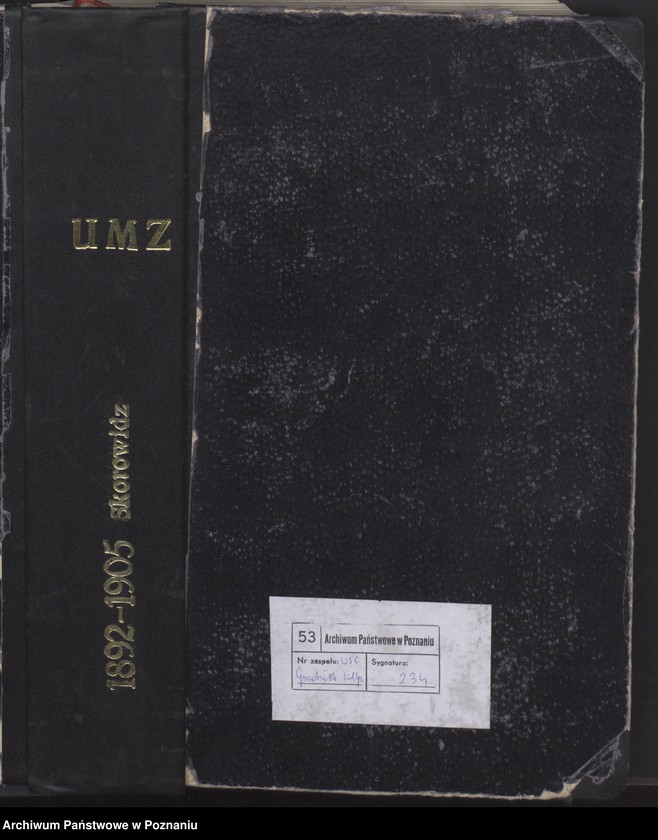 Obraz 2 z jednostki "Skorowidz alfabetyczny urodzeń, małżeństw, zgonów"