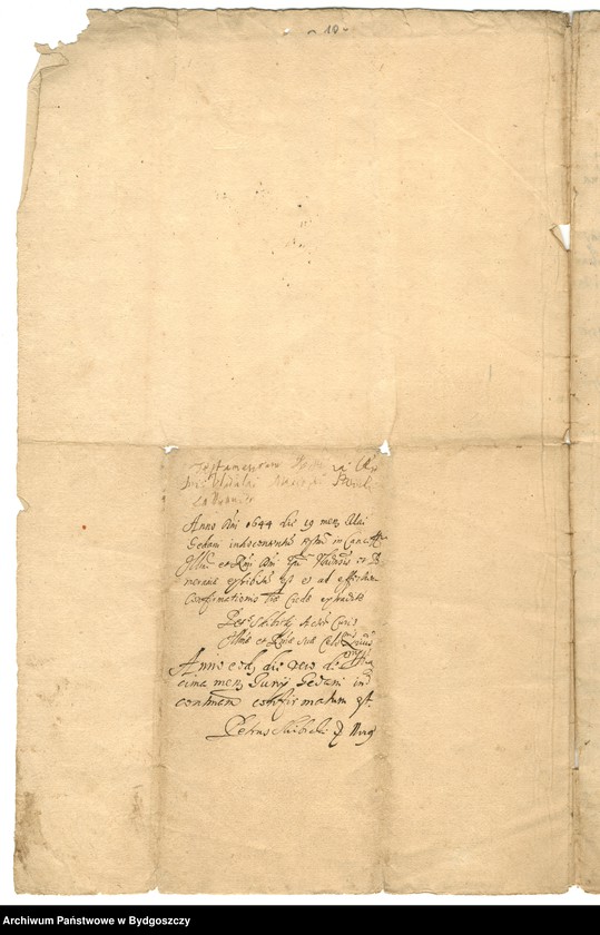 image.from.unit.number "[Testament Władysława Maksińskiego proboszcza lalkowskiego I.N. ]"