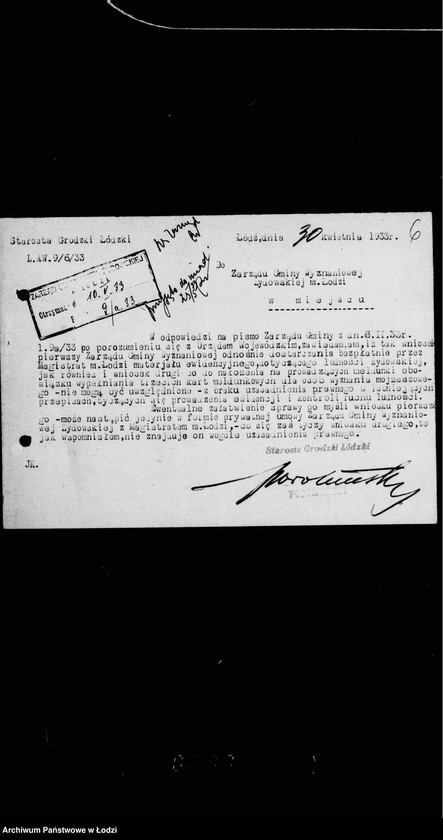 Obraz 11 z jednostki "Ewidencja ludności żydowskiej"