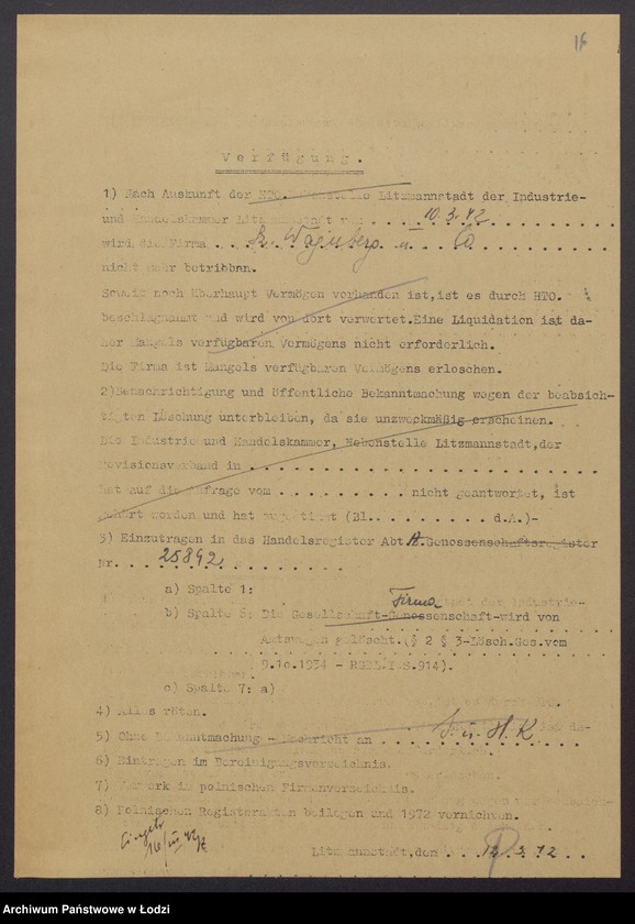 Obraz 18 z jednostki "Szymon Wajnberg, Mojsze – Icchok Wajnberg – wyrób towarów włokienniczych i skręcalni"