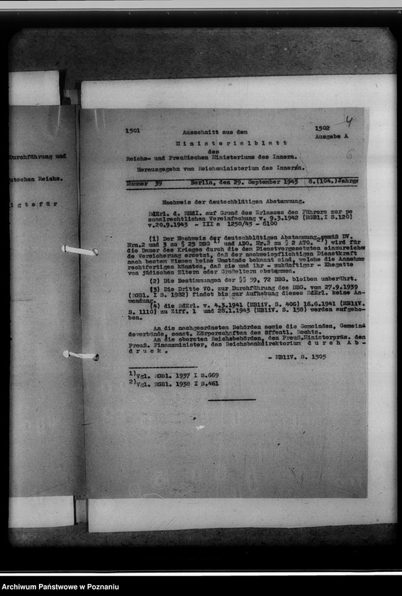 Obraz 10 z jednostki "Erlasse oberster Reichsstellen"