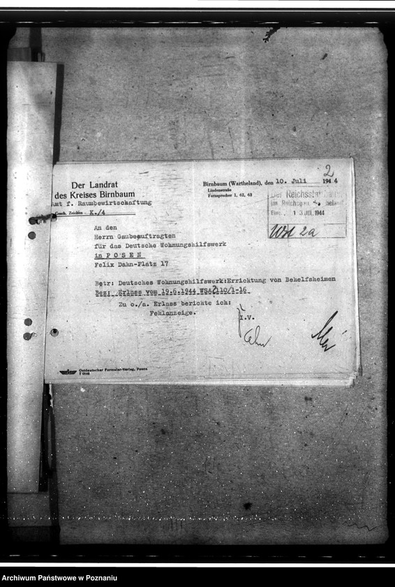 Obraz 7 z jednostki "Studenteneinsatz während der Semsterferien am Behelfsheimbau"