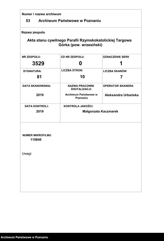 Obraz 1 z jednostki "Duplikat urodzonych"