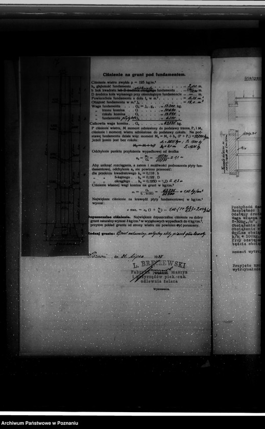 Obraz 12 z jednostki "Zatwierdzenie zakładu przemysłowego /fabryki marmelady/ Ludwik Bręczewski Poznań"