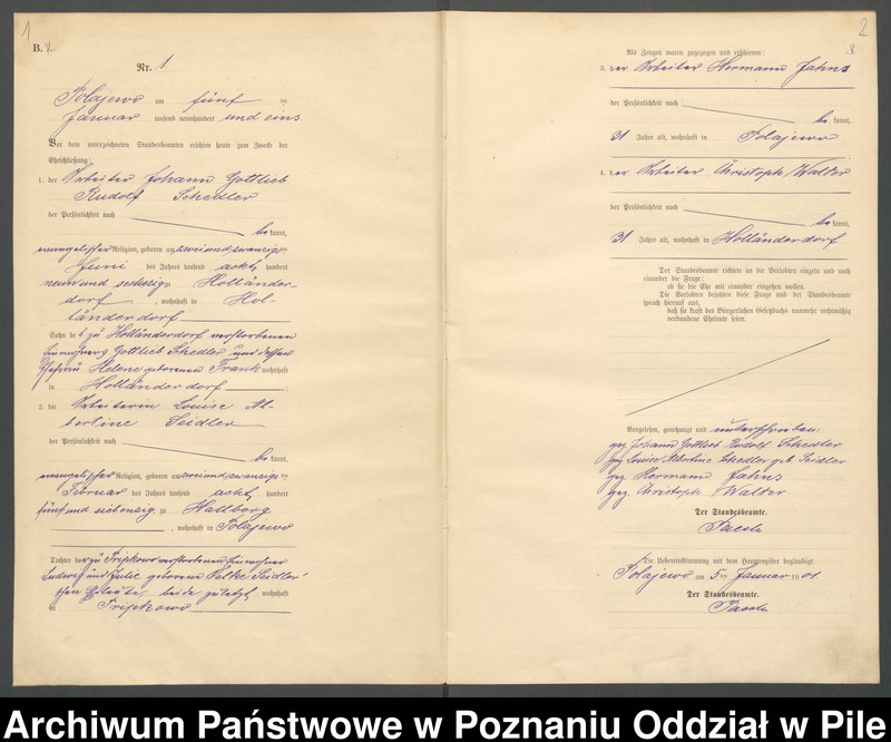 Obraz 4 z jednostki "Księga małżeństw"