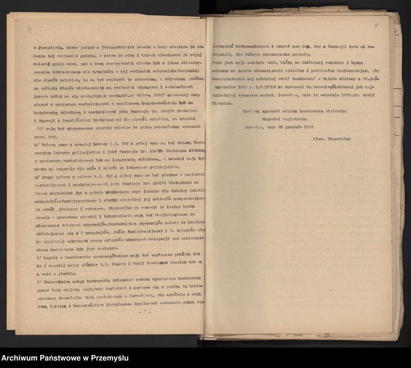 Obraz 3 z kolekcji "Fundacje Adolfa Dietziusa w Jarosławiu111"