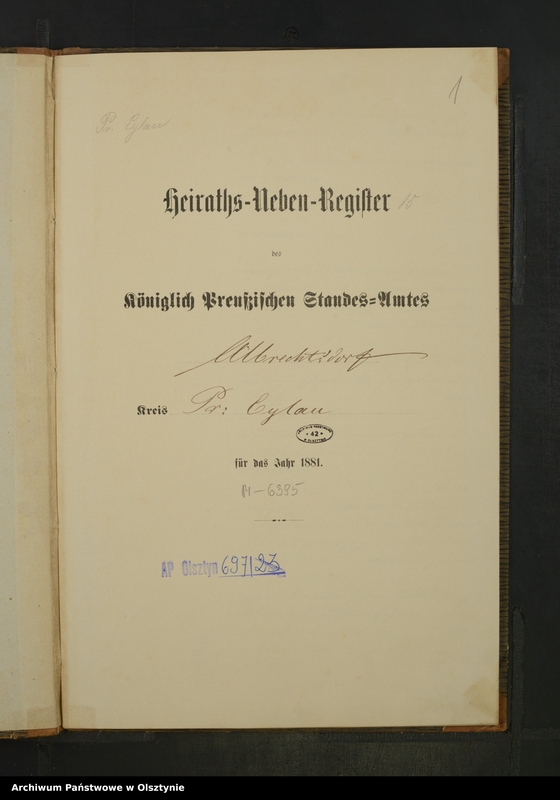 image.from.unit.number "Heiraths-Neben-Register Nr 1 - 13"