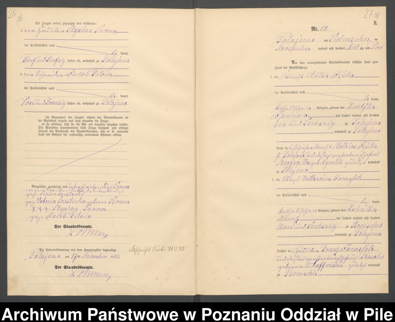 Obraz 16 z jednostki "Księga małżeństw"