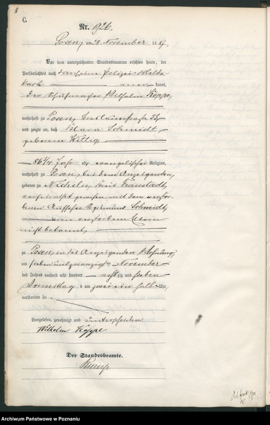 Obraz 11 z jednostki "Księga zgonów t. V"