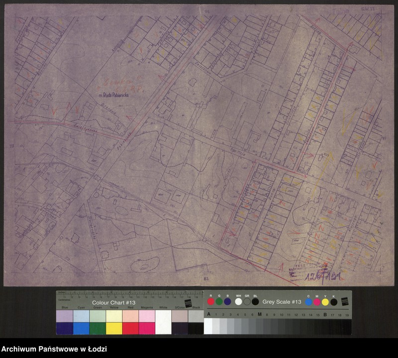 Obraz 1 z jednostki "Plan miasta Łodzi. Sekcja SW 72"