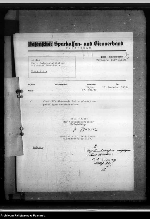 Obraz 7 z jednostki "Sparkassen und Giroverband Wartheland"