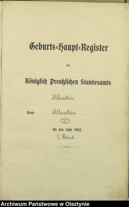 image.from.unit.number "Geburts-Haupt-Register Tom I,Nr 1 - 399"