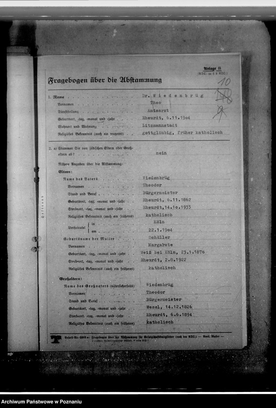 Obraz 14 z jednostki "Berufung zu Beigeordneten der Stadt Litzmannstadt (Łódź)"