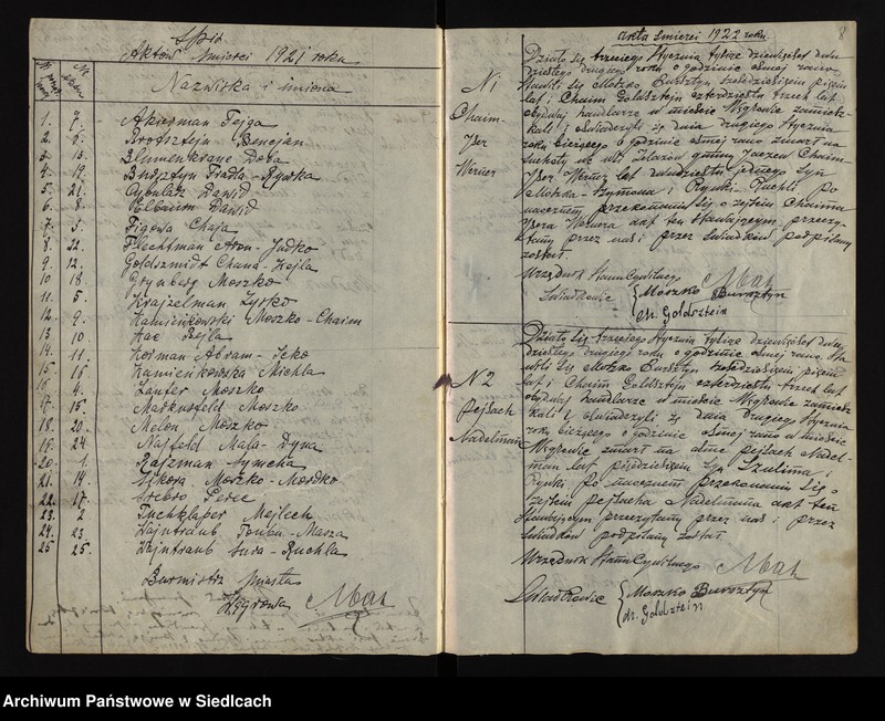 image.from.unit.number "Księga aktów zgonów wyznania mojżeszowego "