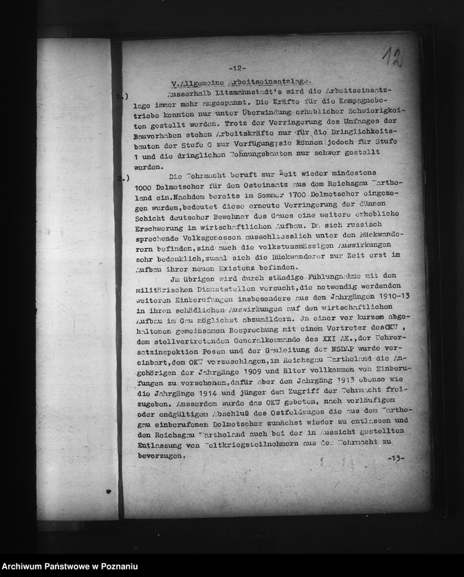 Obraz 16 z jednostki "Lageberichte der Abteilungen für die Zeit vom 1.10.1941. - 31.12.1941"