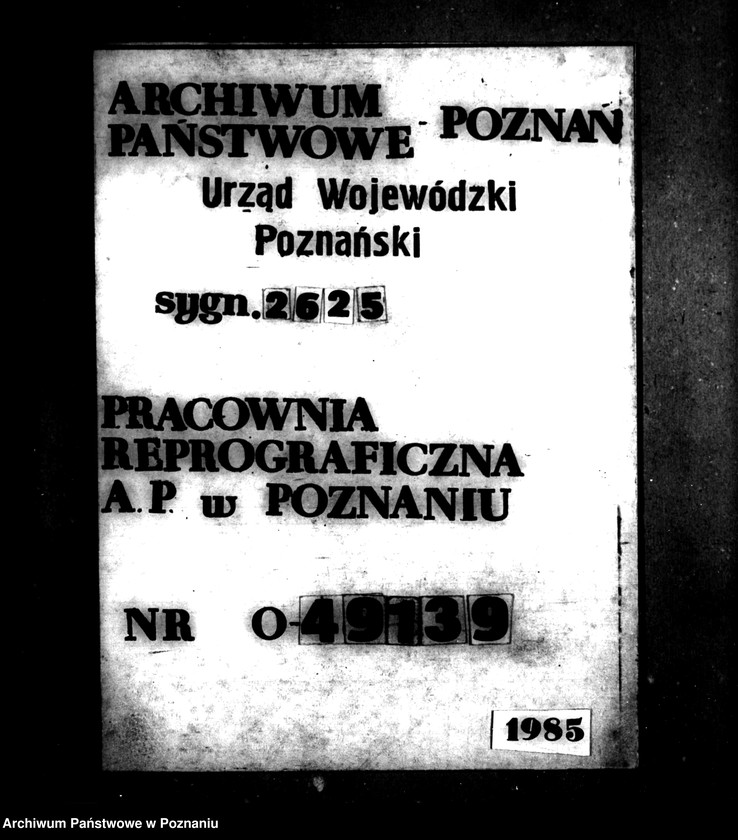 Obraz 1 z jednostki "Majątek Różanna powiatu mogileńskiego /sprawy parcelacyjne/"
