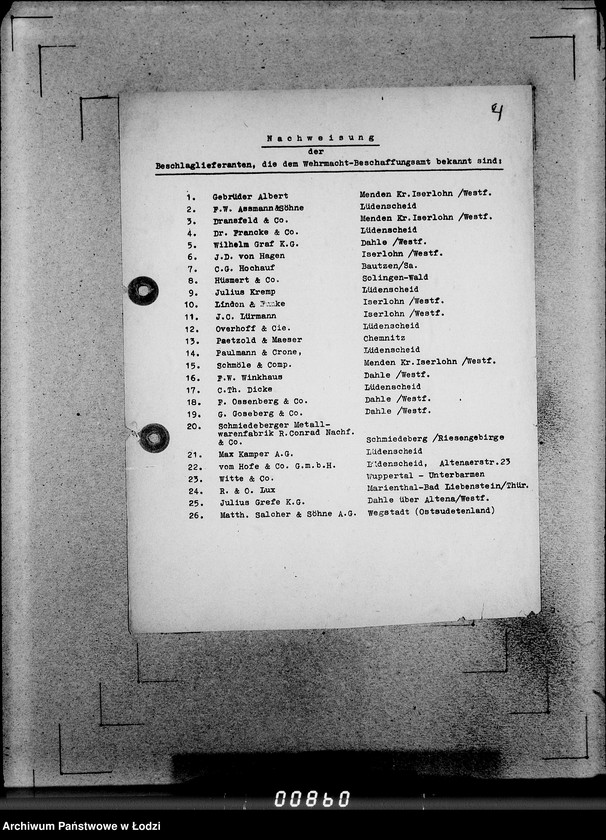 Obraz 7 z jednostki "306 Rucksack A-G. [Korespondencja, zamówienia i kalkulacje]"