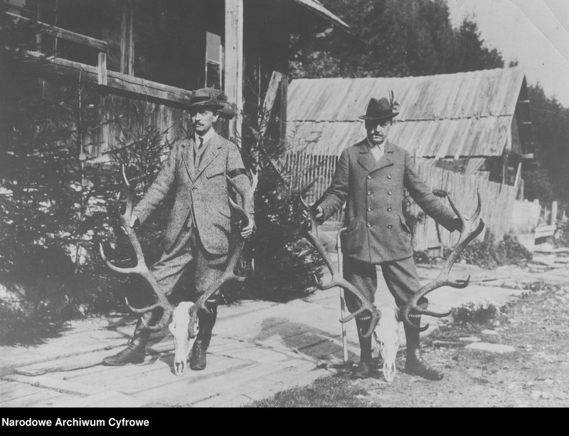 Obraz 1 z jednostki "Polowanie w majątku hrabiego Adama Zdzisława Zamoyskiego "