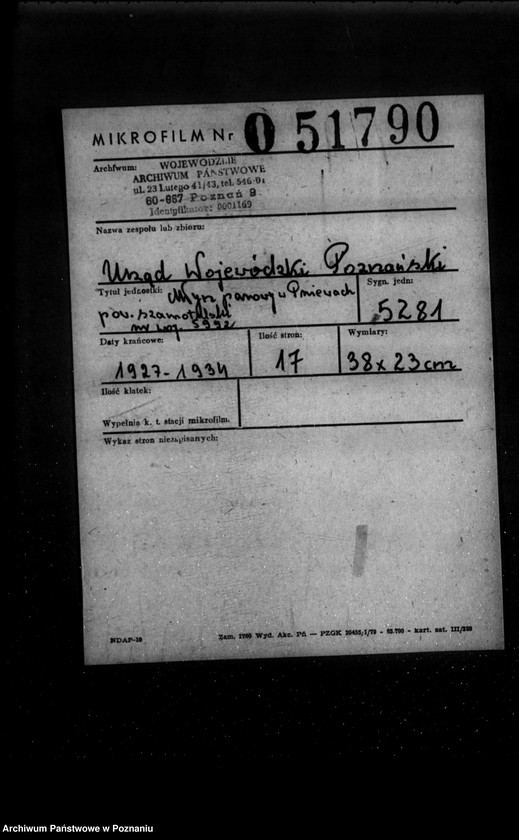 Obraz 2 z jednostki "Młyn parowy w Pniewach powiat szamotulski nr woj. 5992"