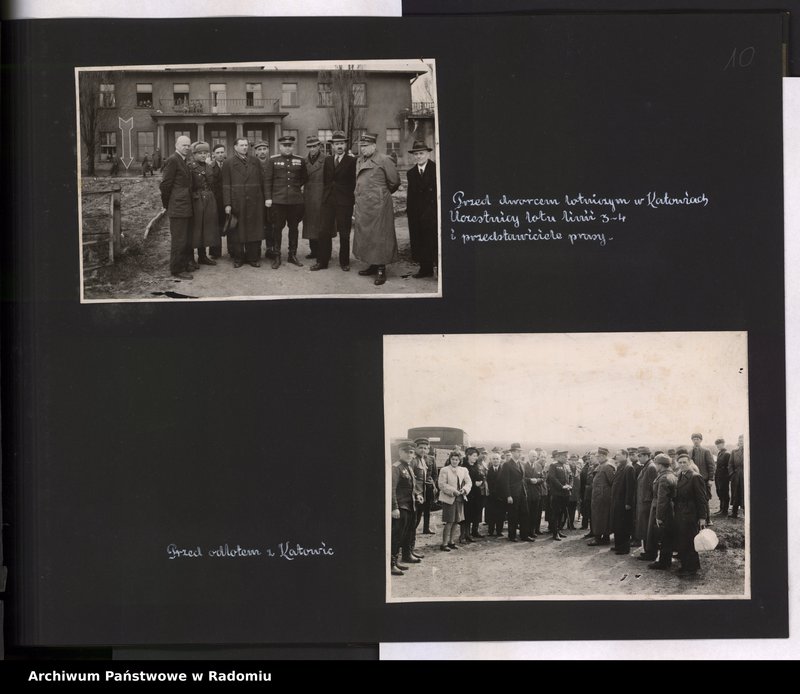 image.from.unit.number "[Album fotograficzny dokumentujący reaktywowanie krajowych połączeń lotniczych przez Polskie Linie Lotnicze "Lot"]"