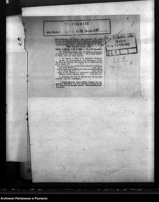 Obraz 12 z jednostki "Medizinal - technische Gehilfinnen"