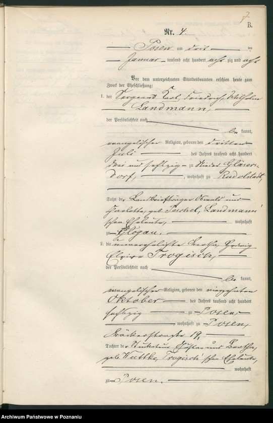 Obraz 10 z jednostki "Księga małżeństw t. I"