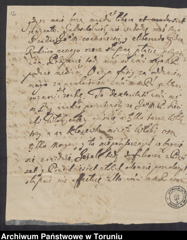 image.from.unit.number "[Władysław Kazimierz Guldenstern. M. in. listy Michała Korybuta Wiśniowieckiego]"