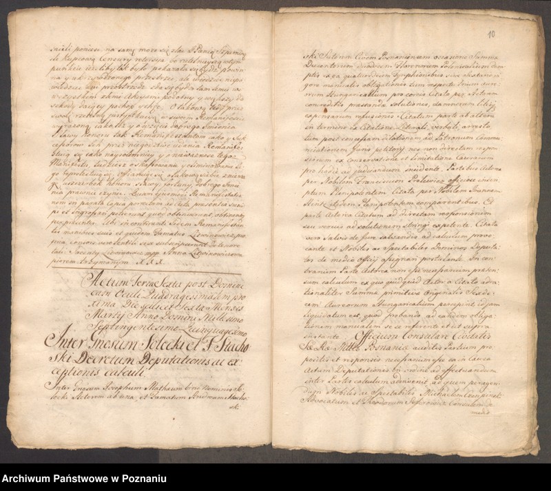 Obraz 13 z jednostki "Acta coram officio consulario Posnaniensi."