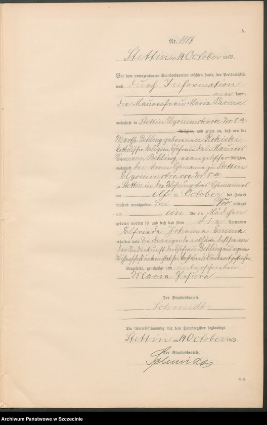 image.from.unit.number "Geburts-Register (Neben-Register) Band V"