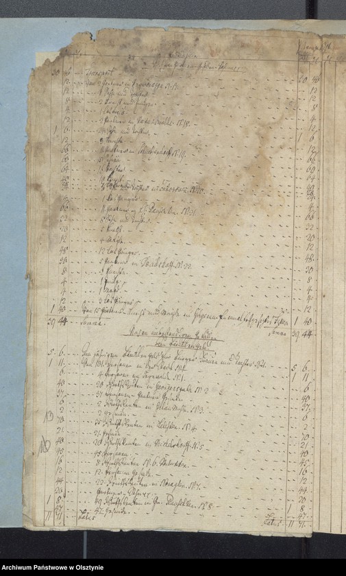 image.from.unit.number "Passenheimsche Stadt Kirchen Rechnung über Einnahme und Ausgabe"