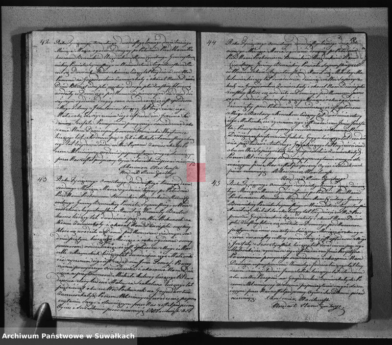 Obraz 14 z jednostki "Akta Urodzonych Gminy Berznickiey Roku 1823 od 1-go Stycznia do 31 Grudnia"