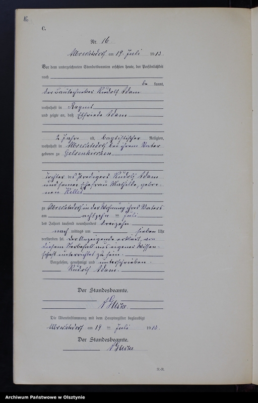 image.from.unit.number "Sterbe-Neben-Register Nr 1 - 25 [ Księga zgonów - wtóropis ]"