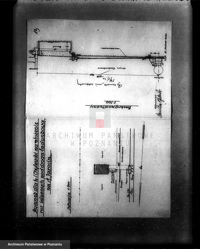 Obraz 17 z jednostki "Zatwierdzenie projektu zakładu przemysłowego urządzenia kotłowni nr 449, własność F. Krukowski w Jarocinie Przemiał zboża"